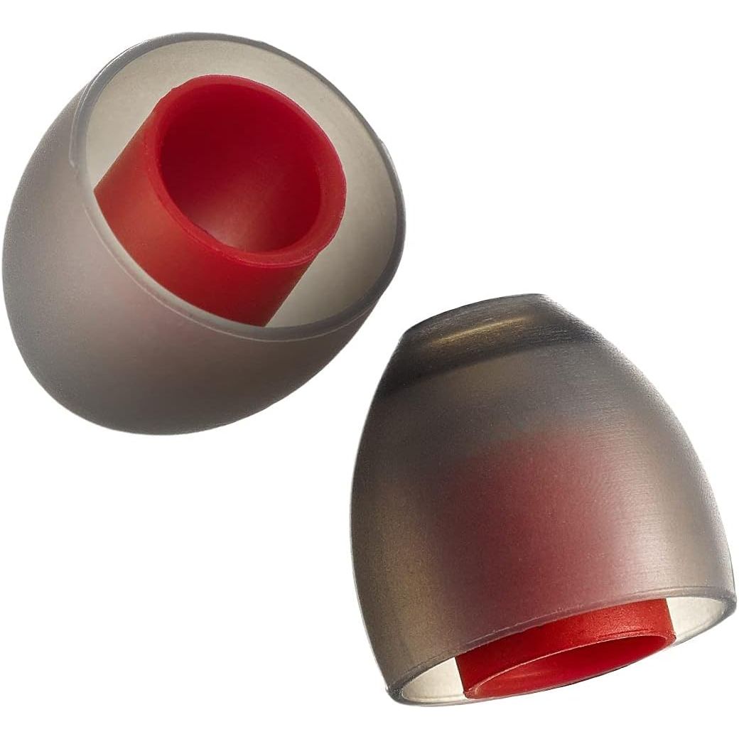 SpinFit CP155 for Wide and Long IEM Nozzle - M - Patented Silicone Eartips for Replacement (2 Pairs) (for Nozzle Diameter from 6-7mm)