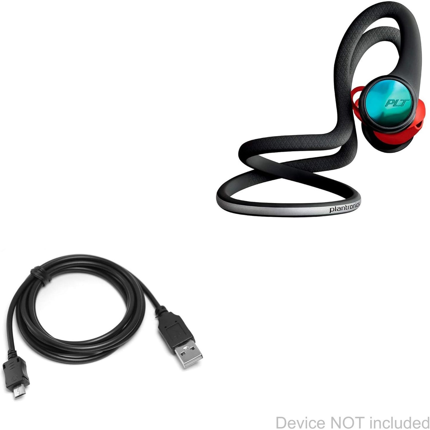 BoxWave Cable Compatible with Plantronics BackBeat Fit 2100 - DirectSync Cable, Durable Charge and Sync Cable for Plantronics BackBeat Fit 2100
