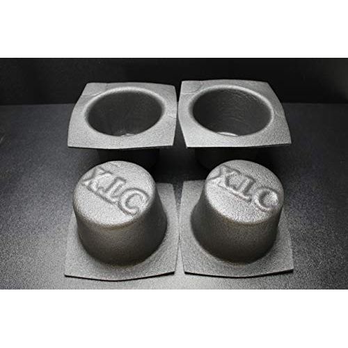 4 PCS Speaker Baffle Acoustic Foam 6.5'' Round Large Frame CAR Audio BASS VXT60