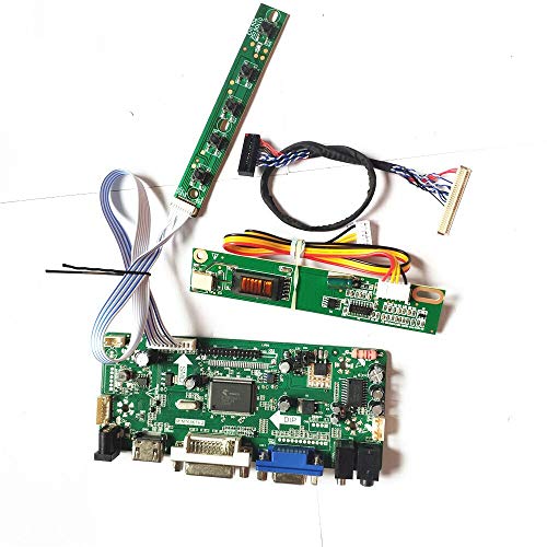 for LP141X10-A1P3 LP141X11-A2 M.NT68676 Display Controller Drive Card 1024768 14.1" LCD Panel VGA HDMI DVI CCFL LVDS 20-Pin Kit (LP141X10-A1P3)