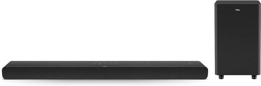 TCL 4K Alto 8 Plus 2.1.2 Channel Dolby Atmos Sound Bar with Wireless Subwoofer, Bluetooth – TS8212-NA, 39-inch, Black