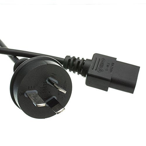 Australian Computer/Monitor Power Cord, AS/NZS 3112 to C13, 6 Foot