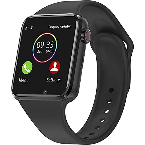 Smart Watch - 321OU Smartwatch for Android Samsung LG Compatible iPhone iOS, Bluetooth Smartwatches Fitness Tracker for Men Women Kids with SIM SD Card Slot Support Call SMS(Black/Upgraded Version)